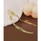 韓国風ロングチェーンピアス 揺れるピアス | SUNSHINE CLOSET | 詳細画像9 