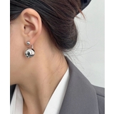 メタルボールピアス きれいめ 一粒ピアス | SUNSHINE CLOSET | 詳細画像3 