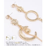 太陽と月アシンメトリーロングピアス揺れる | SUNSHINE CLOSET | 詳細画像10