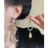 太陽と月アシンメトリーロングピアス揺れる | SUNSHINE CLOSET | 詳細画像2