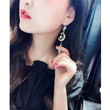 太陽と月アシンメトリーロングピアス揺れる | SUNSHINE CLOSET | 詳細画像3