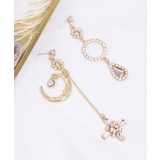 太陽と月アシンメトリーロングピアス揺れる | SUNSHINE CLOSET | 詳細画像9