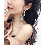 しずく型ピアス大ぶり 揺れるビーズピアス | SUNSHINE CLOSET | 詳細画像3 