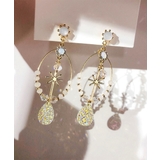 しずく型ピアス大ぶり 揺れるビーズピアス | SUNSHINE CLOSET | 詳細画像8 