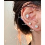 ラインストーン ネジ式ピアス 3点セット | SUNSHINE CLOSET | 詳細画像4 