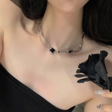 2連風チェーンネックレスレディース 韓国 | ANGELCLOSET | 詳細画像7