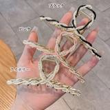 バンスクリップパール 韓国風ヘアクリップ | SUNSHINE CLOSET | 詳細画像2 