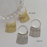 タッセルフープピアス メタルピアス | SUNSHINE CLOSET | 詳細画像2 