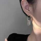 タッセルフープピアス メタルピアス | SUNSHINE CLOSET | 詳細画像6 