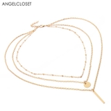 3連 チェーンネックレス レディース | ANGELCLOSET | 詳細画像1