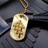 ネックレス メンズファッション 5ファイブクロスプレートチャーム | Anna Mu JAPAN | 詳細画像1 