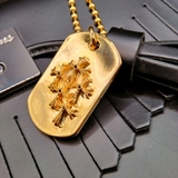 ネックレス メンズファッション 5ファイブクロスプレートチャーム | Anna Mu JAPAN | 詳細画像3 