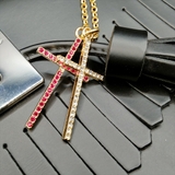 ネックレス メンズファッション ダブルクロスチャーム | Anna Mu JAPAN | 詳細画像1 