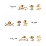 十二星座 ピアス ジルコニア | aquagarage | 詳細画像7