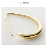 ドロップループピアス レディース ゴールド シルバー ワンサイズ | aquagarage | 詳細画像4