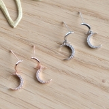 耳元に上品な華やかさを添える!ムーンモチーフピアス | aquagarage | 詳細画像2