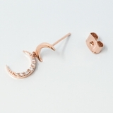 耳元に上品な華やかさを添える!ムーンモチーフピアス | aquagarage | 詳細画像8