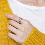 Aシルバー | リング 指輪 アルファベット | aquagarage