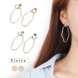 ピアス 大ぶり 変形 | aquagarage | 詳細画像1 