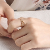 Yゴールド | イニシャル リング 指輪 | aquagarage