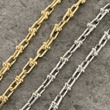 さりげなく個性的なチェーンが目を引く!チャンキーボールネックレス | aquagarage | 詳細画像12