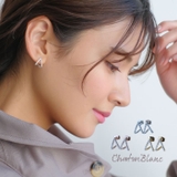 耳元を美しく演出してくれる逆V字ビジューピアス | aquagarage | 詳細画像1