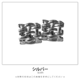 耳元を華やかに彩る!編み込みメタルモチーフピアス | aquagarage | 詳細画像4