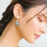 落ち着いた色合いが大人らしい!アクリルストーン&パールピアス | aquagarage | 詳細画像11