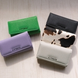 シンプルで飽きのこないデザイン♪ 無地orカウ柄キーケース | aquagarage | 詳細画像2 