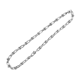 シルバー | さりげなく個性的なチェーンが目を引く!チャンキーボールネックレス | aquagarage