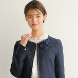 ふわりと開いた花が上品な雰囲気に。フラワーモチーフコサージュ | aquagarage | 詳細画像8