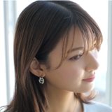 結び目モチーフが愛らしいノットデザインピアス | aquagarage | 詳細画像12