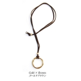 ゴールド×ブラウン | ネックレス メンズ リングネックレス | ARCADE