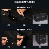 重ねられる シューズボックス 6個セット | ARCADE | 詳細画像5 