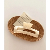 アイボリー | べっ甲大判ヘアクリップ ヘアアクセサリー | ARGO TOKYO