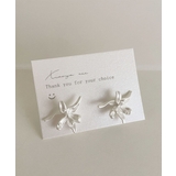 シルバー | Flower Silver Earrings | ARGO TOKYO