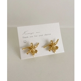 ゴールド | Flower Silver Earrings | ARGO TOKYO