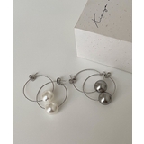 Pearl Twist Hoop | ARGO TOKYO | 詳細画像1