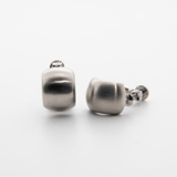 SILVER | レクタングルイヤリング | 4quince