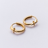 GOLD | スパークフープピアス | 4quince