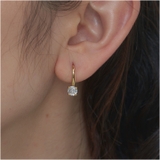 GOLD | シンプルストーンピアス | 4quince