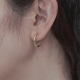 GOLD | ミニラインフープピアス | 4quince