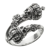 アルテミスキングス/ツインスカルクラウンリング/フリーサイズ(11-19号) | ArtemisClassic | 詳細画像2 