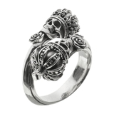 アルテミスキングス/ツインスカルクラウンリング/フリーサイズ(11-19号) | ArtemisClassic | 詳細画像4 