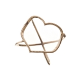 ゴールド系 | エレノアジュエリーElenore Jewelry/オープンハートリング | Elenore
