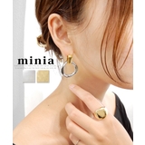 A | ミックスカラーピアス minia ◆重ね着け | minia