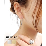 E | ミックスカラーピアス minia ◆重ね着け | minia