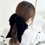 DOLLベロアリボンバレッタ | Outfitter lab | 詳細画像5 