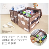 お薬ボックス 薬ケース 薬箱 救急箱 おくすり袋 常備薬 お薬収納 くすり箱 | At First | 詳細画像3 