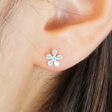 シルバーピアス スタッドピアス 花 | YUKATANゆかたん | 詳細画像4